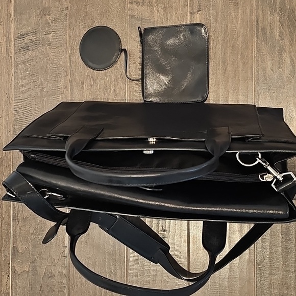 Wilsons Soft Leather Pelle Studio Black Purse, Laptop Bag, Handbag - Picture 9 of 11